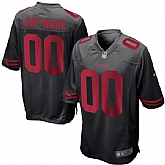 Customized Men & Women & Youth San Francisco 49ers Black Team Color Nike Game Stitched Jersey,baseball caps,new era cap wholesale,wholesale hats
